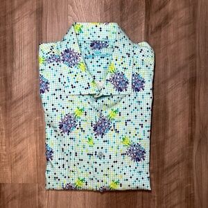 Bertigo Abstract Short Sleeve Button Down - 2XL